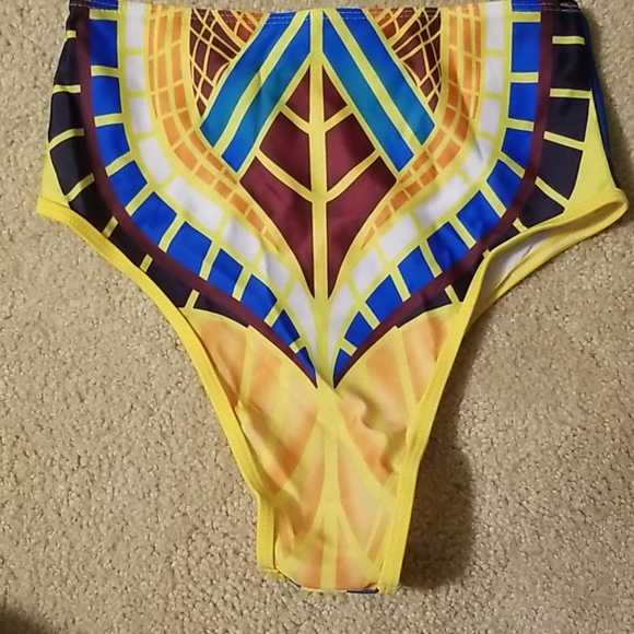 New African Totem Print High Waisted Bikini - Picture 10 of 12